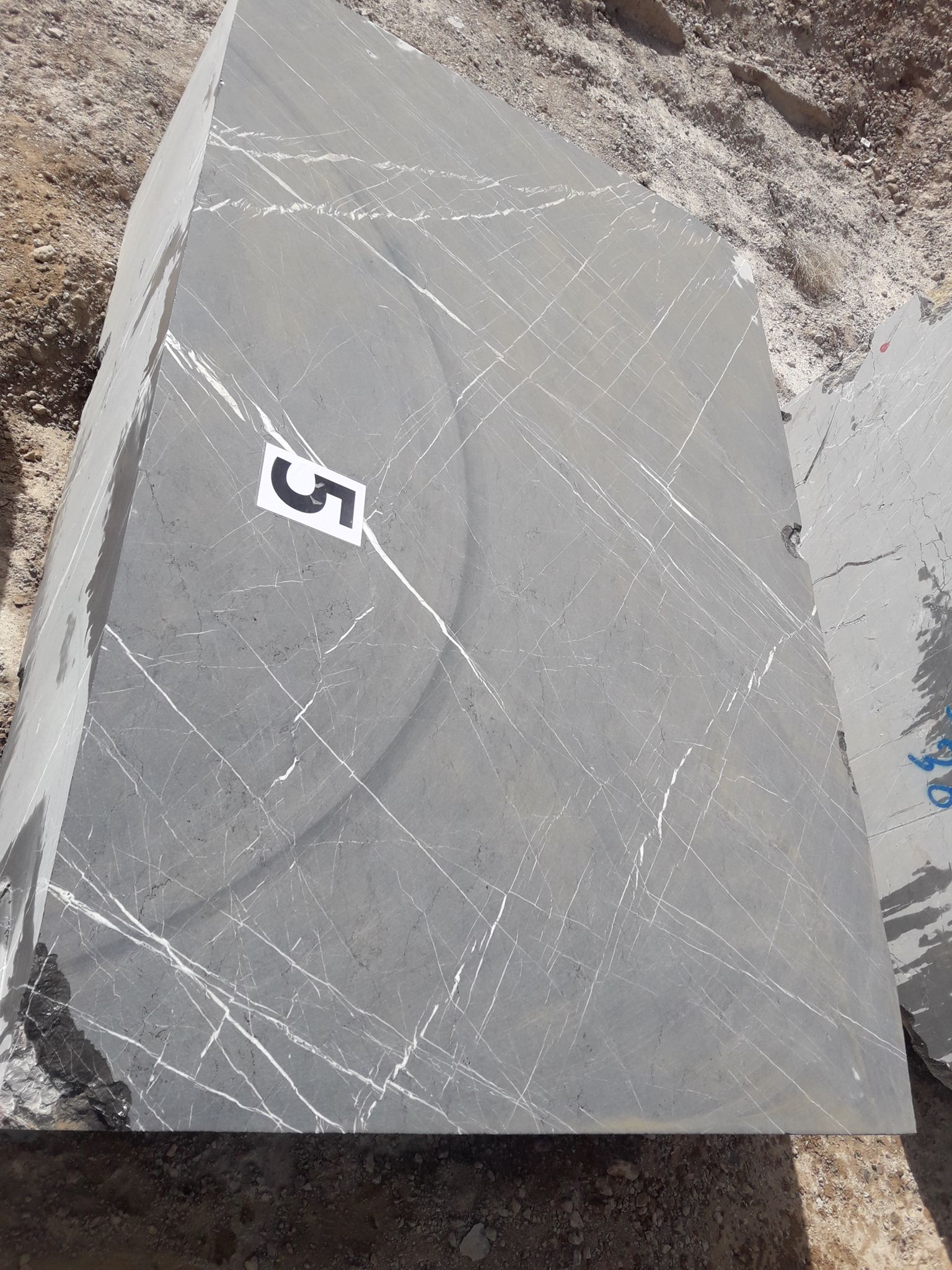 pietra grey marble block